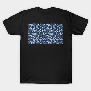 Blue camouflage pet bandana T-Shirt